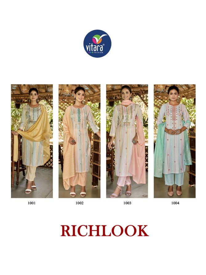 Richlook By Vitara Readymade Salwar Suit Catalog